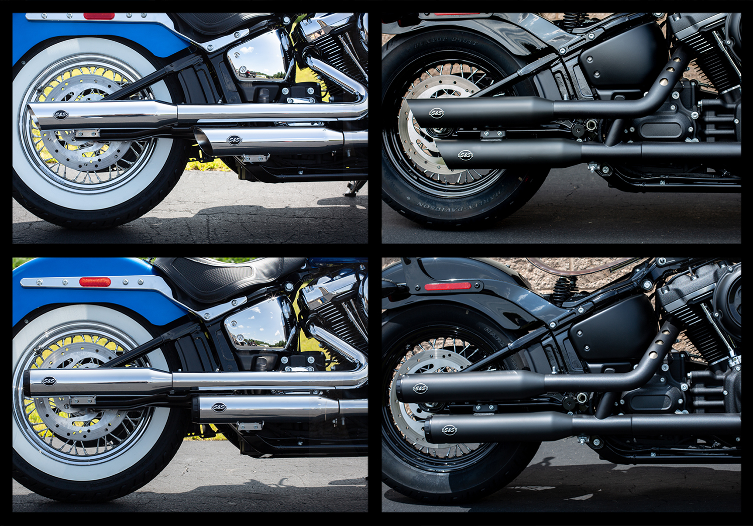 New: S&S Cycle's Grand National & Slash Cut Slip Ons for M8 HD